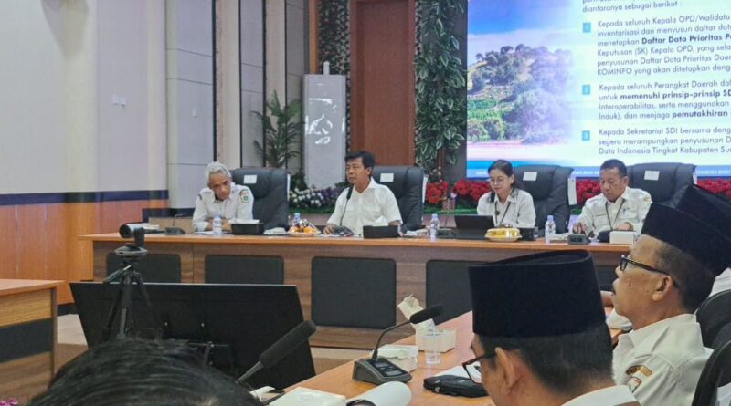 Foto: Rapat Forum Satu Data Indonesia Tingkat Kabupaten (dok. Media KSB)