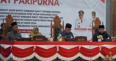 Foto: Rapat Paripurna Penyampaian Pendapat Akhir Bupati.