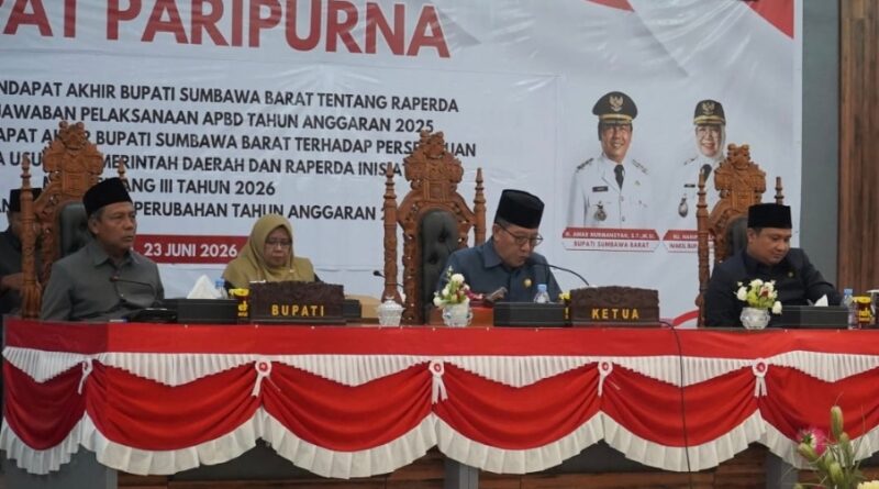 Foto: Rapat Paripurna Penyampaian Pendapat Akhir Bupati.