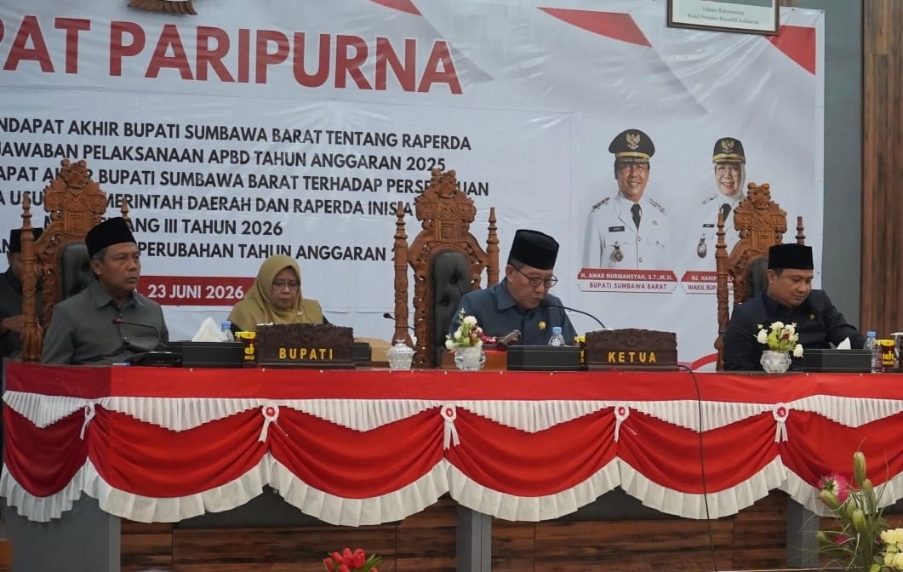 Foto: Rapat Paripurna Penyampaian Pendapat Akhir Bupati.