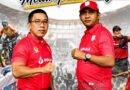 Foto: Ketua KONI KSB, Andi Laweng (kanan). Sekjen KONI KSB, Mars Anugerainsyah (kiri)