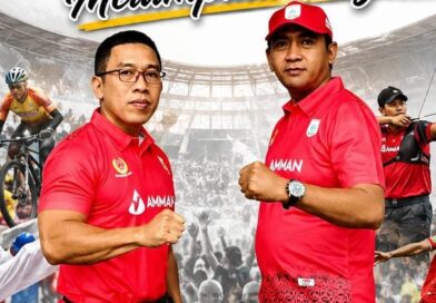 Foto: Ketua KONI KSB, Andi Laweng (kanan). Sekjen KONI KSB, Mars Anugerainsyah (kiri)
