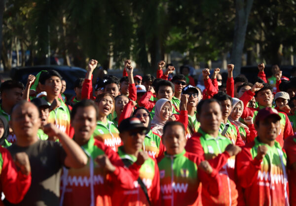 Foto: Dukungan AMMAN untuk Kontingen KSB pada Ajang Porprov XII NTB 2026 (dok. AMMAN)