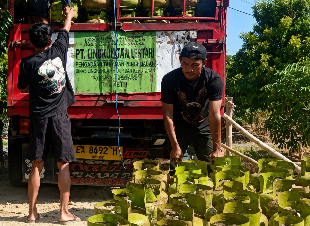Foto: Distribusi Gas Melon Sumbawa Barat
