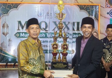 Penutupan MTQ Sekongkang Bertabur Bonus, Tongo Dapat Piala Tetap