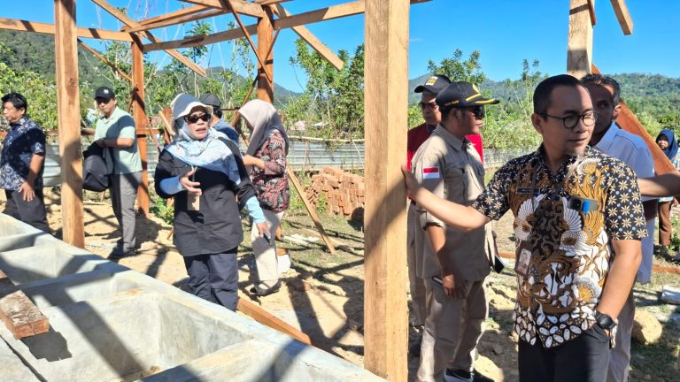 Foto: Distan KSB cek Kelompok Plasma Ternak Sapi Bali