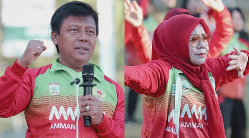 Foto: Bupati KSB, H. Amar Nurmansyah (kiri) dan Wabup KSB. Hj Hanipah (kanan)