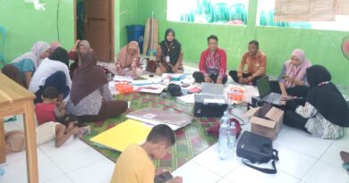 Foto: Rapat Persiapan Kecamatan Seteluk Jelang Lomba Posyandu.