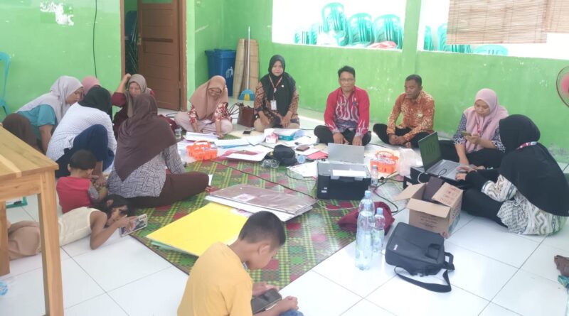 Foto: Rapat Persiapan Kecamatan Seteluk Jelang Lomba Posyandu.