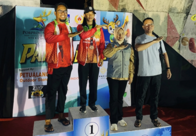 Atlet Panjat Tebing KSB Sumbang 4 Medali Porprov XII NTB