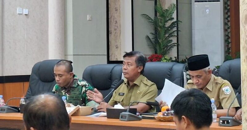 Foto: Rapat ekspose rencana pembangunan Batalyon Infanteri Teritorial Pembangunan (Yonif TP) Sumbawa Barat (dok. PPID Sumbawa Barat)