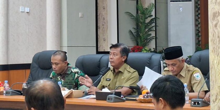 Foto: Rapat ekspose rencana pembangunan Batalyon Infanteri Teritorial Pembangunan (Yonif TP) Sumbawa Barat (dok. PPID Sumbawa Barat)
