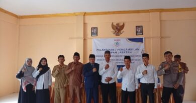 Foto: Pelantikan BPD Desa Desaloka, Seteluk.