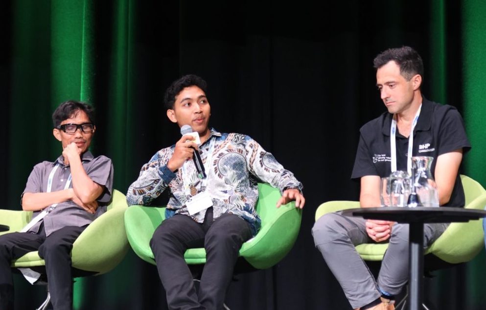 Foto: Didit Ardi Maulana, Metallurgist AMMAN di MetPlant 2026, Adelaide, Australia. (dok. AMMAN)