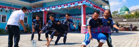 Foto: Lomba antar bidang dalam memperingati HUT ke-81 RI, Dishub KSB. (dok. Media KSB)