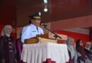 Foto: Camat Seteluk, M. Ikhwan, saat upacara HUT ke-81 RI