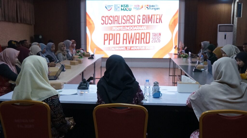Foto: osialisasi PPID Award Tahun 2026. (dok. Bale Rungan)