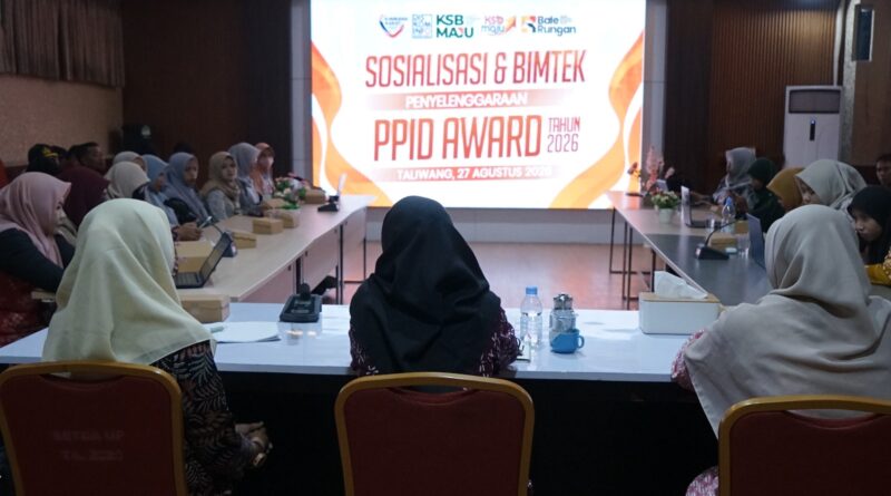 Foto: osialisasi PPID Award Tahun 2026. (dok. Bale Rungan)