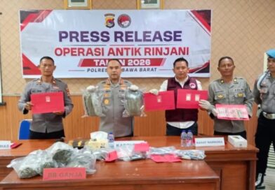 Foto: Konferensi pers Operasi rinjani 2026, Polres KSB.
