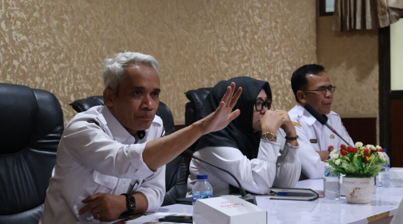 Foto: Rapat koordinasi pemantapan persiapan yang digelar di Ruang Rapat Gili Kenawa, Sekretariat Daerah KSB.