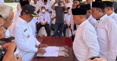 Foto: Deklarasi Pilkades Damai (dok. DPMD KSB)