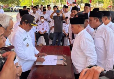 Foto: Deklarasi Pilkades Damai (dok. DPMD KSB)