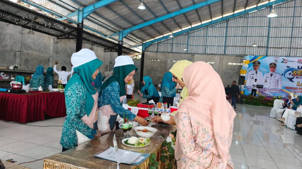 Foto: Lomba Masak Serba Ikan (LMSI) Diskan KSB. (dok. Media KSB)