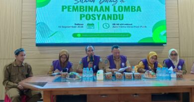 Foto: Pembinaan Intensif yang digelar OPD Pengampu 6 Standar Pelayanan Minimal (SPM) di Posyandu Batu Hijau X.