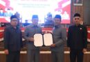 Foto: Penandatanganan nota kesepakatan KUA-PPAS APBD 2027 dan penetapan perubahan Propemperda 2026. (dok. PPID Sumbawa Barat)