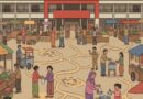 Foto: Ilustrasi Pasar Seketeng Sumbawa (AI llustration by Media KSB)