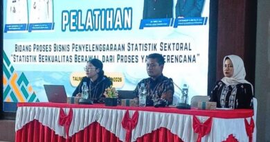 MEDIAKSB - Pelatihan Bidang Proses Bisnis Penyelenggaraan Statistik Sektoral Diskominfo KSB (Foto: Diskominfo KSB)