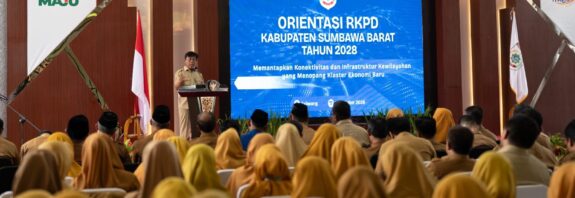 MEDIAKSB - Bupati KSB, H. Amar Nurmansyah, S.T., M.Si. dalam acara Orientasi RKPD 2028, Senin (12/10/2026) (Foto: Bappeda KSB)