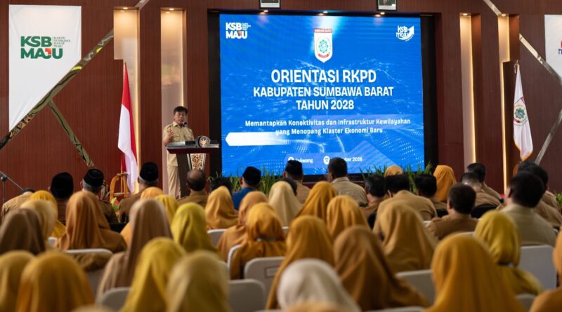 MEDIAKSB - Bupati KSB, H. Amar Nurmansyah, S.T., M.Si. dalam acara Orientasi RKPD 2028, Senin (12/10/2026) (Foto: Bappeda KSB)