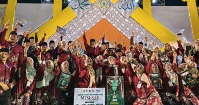 MEDIAKSB - Kafilah Kecamatan Taliwang pada MTQ ke XXII di Seteluk, Jumat (02/09/2026) (Foto: Imam Fauzan)