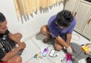 MEDIAKSB - Pengamanan seorang pria berinisial D beserta barang bukti di Maluk oleh Polres Sumbawa Barat (Foto: Polres KSB)